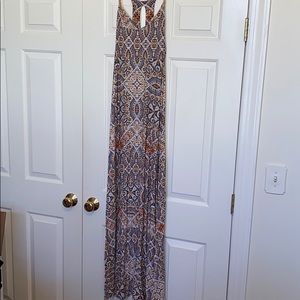 Printed maxi dress